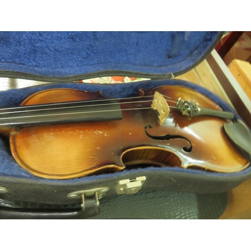 374 - Jacobus Stainer Violin and One Other In Fitted Cases