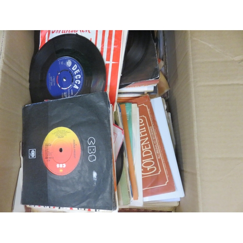 399 - Four Large Boxes of 45rpm Records