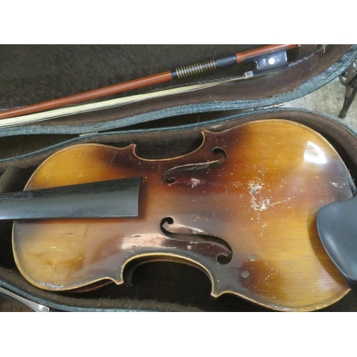 374 - Jacobus Stainer Violin and One Other In Fitted Cases