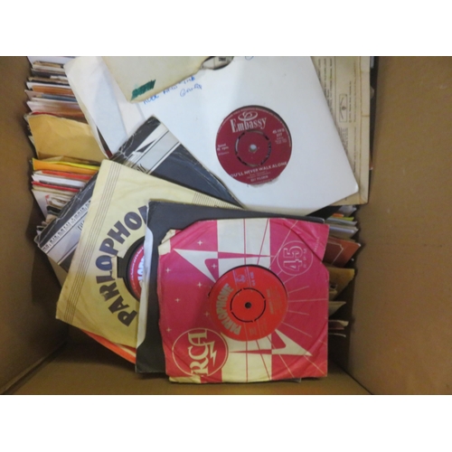 399 - Four Large Boxes of 45rpm Records