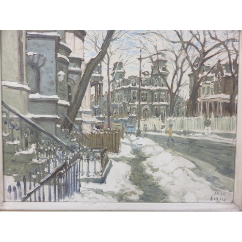 79 - Framed Oil Painting -Winter Scene 