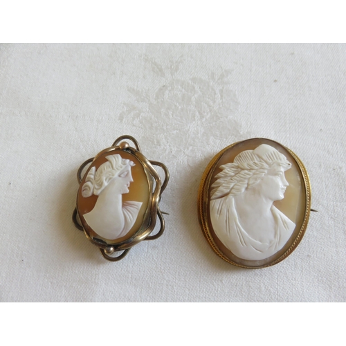 129 - Two Cameo Brooches