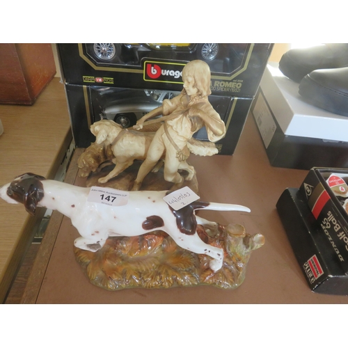 147 - Royal Doulton Hunting Dog and One Other