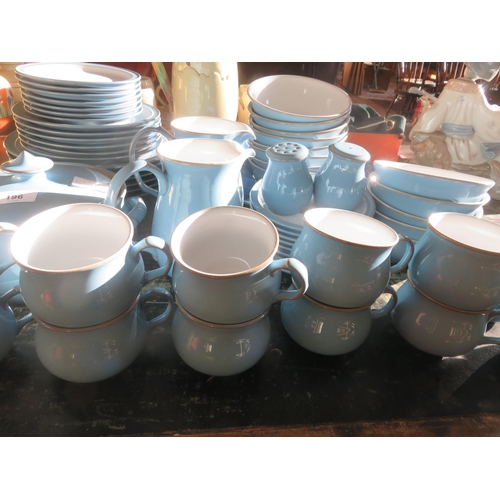 196 - Large lot of Denby Dinnerware and Teaset