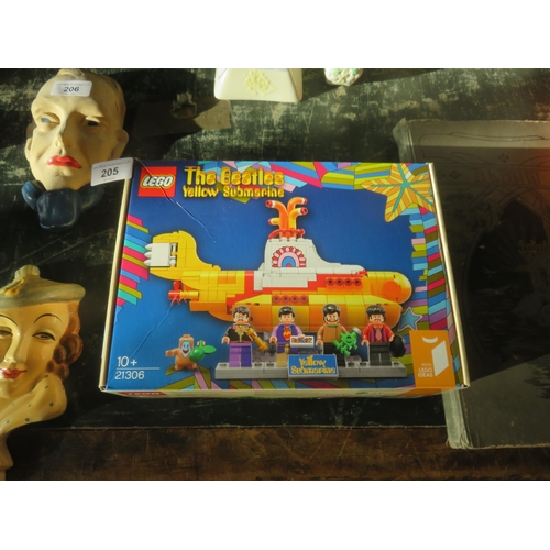 205 - The Beatles Yellow Submarine Lego Set, unopened