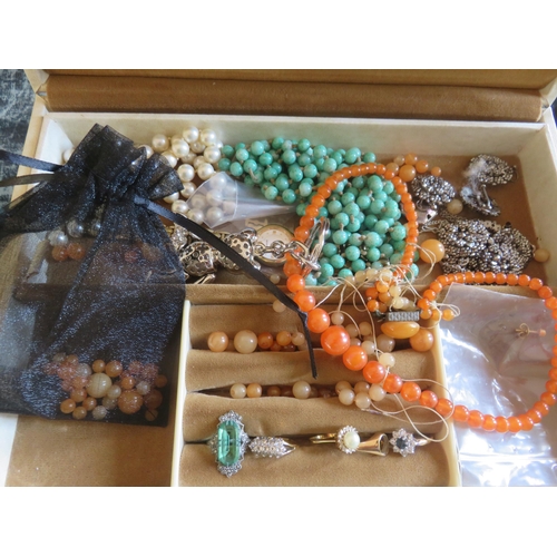 221 - Box of Costume Jewellery