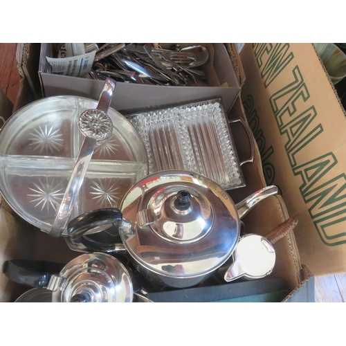 236 - Small lot of Plated items and cutlery