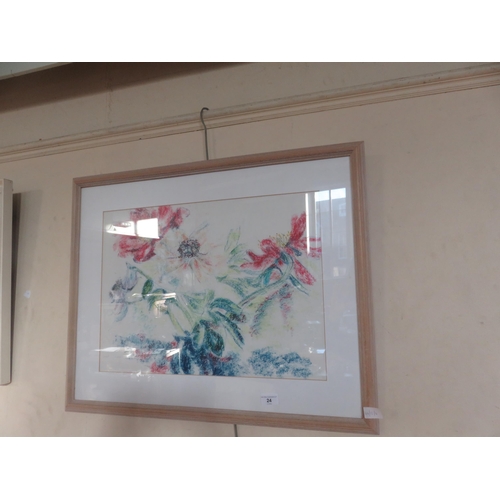 24 - Framed Watercolour 