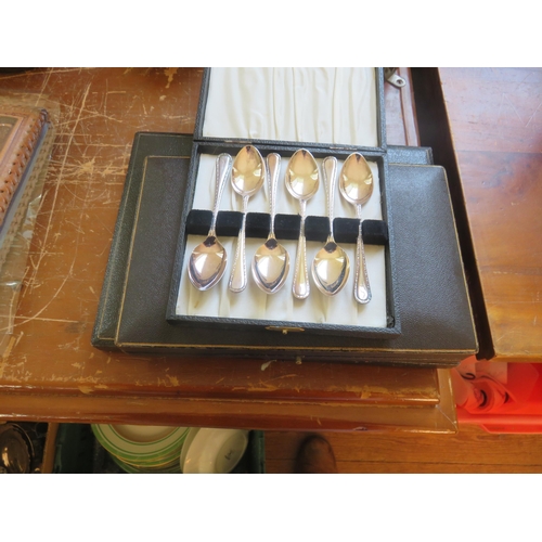 312 - Three Silver Plated Cutlery Sets