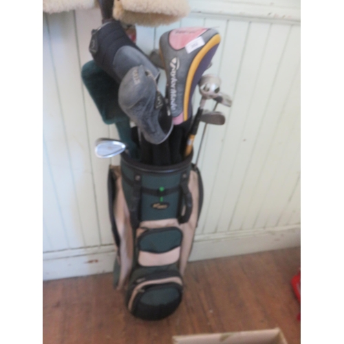 352 - Golf Bag and Clubs