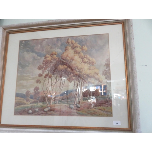 39 - Framed Watercolour 