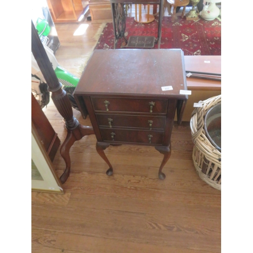 405 - Small Mahogany Drop Leaf Cabinet