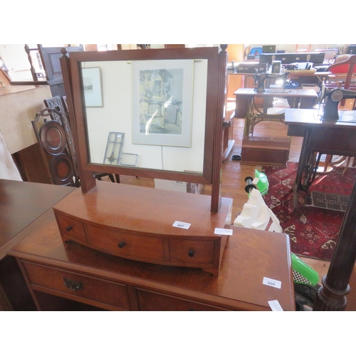 407 - Small Mahogany Dressing Mirror