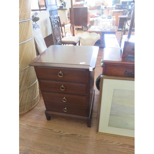 409 - Stag Four Drawer bedside cabinet