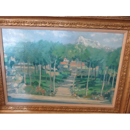 5 - Framed Modern Oil Painting 