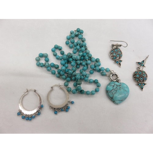 96A - Mixed Quantity of Turquoise Jewellery