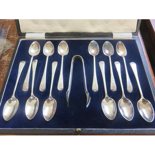 312 - Three Silver Plated Cutlery Sets