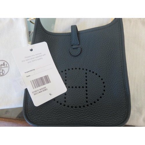 199 - Hermes Dark Green Shoulder Bag (boxed)