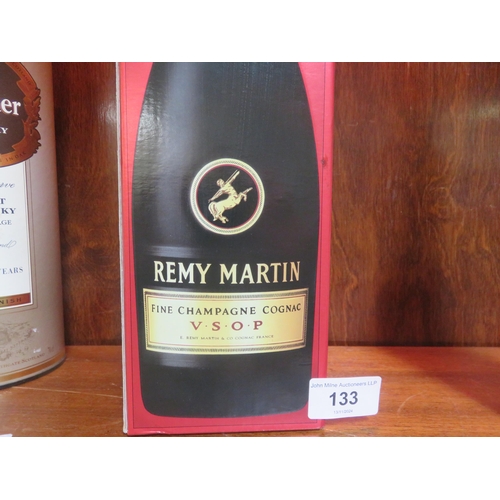 133 - One Litre Bottle Remy Martin Cognac with box