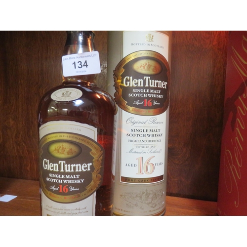 134 - Cased Glen Turner Malt Whisky 16 years