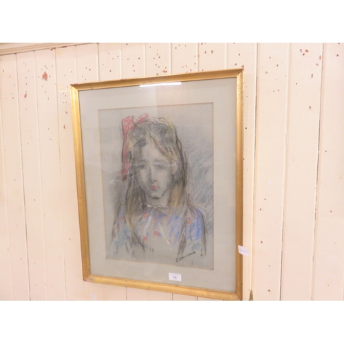 15 - Framed Pastel 