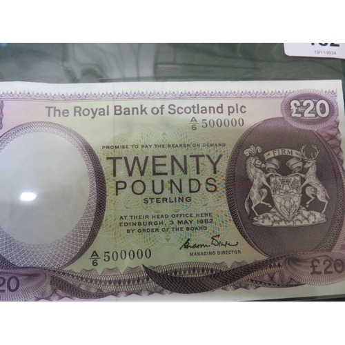 182 - 1982 Royal Bank of Scotland £20 note