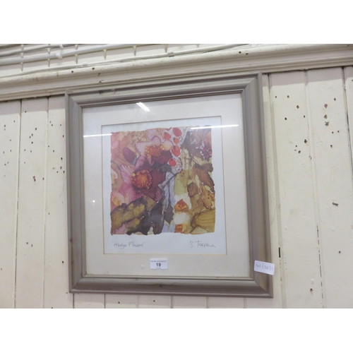 19 - Framed Watercolour 