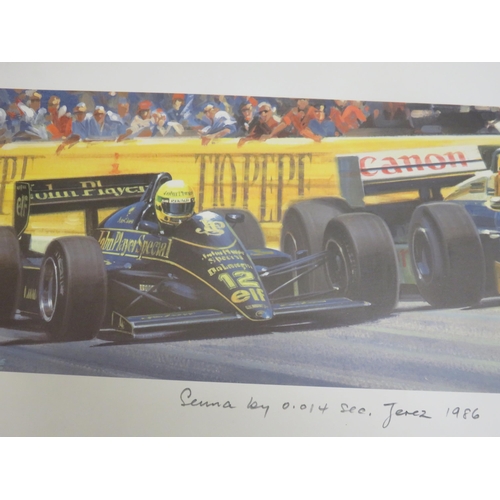 45 - Quantity of Limited Edition and signed F1 Prints