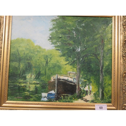 60 - Framed Oil Painting 