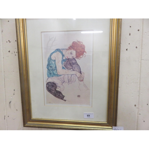 69 - Two Gilt Framed Pictures 