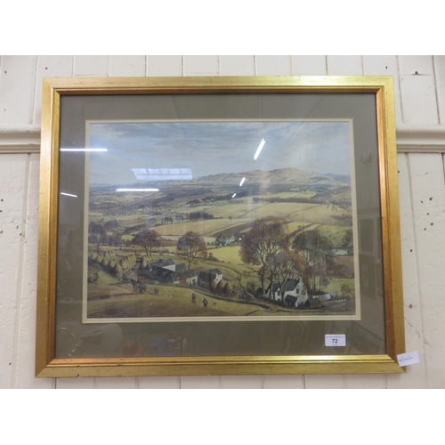 72 - Framed McIntosh Patrick Print 