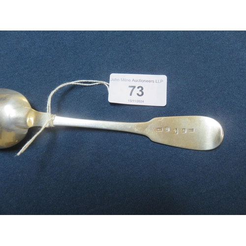 73 - Aberdeen Silver Dessert Spoon by Alexander Grant