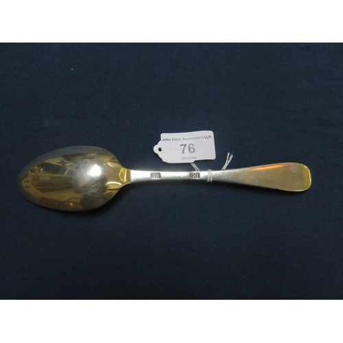 76 - Aberdeen Silver Table Spoon by Benjamin Lumsden