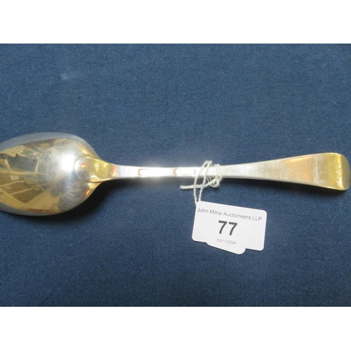 77 - Aberdeen Silver Table Spoon by Alex Thomson