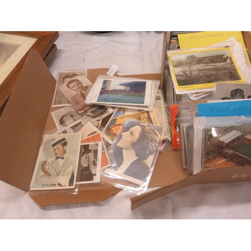 435 - Box of assorted Postcards, Film Stars, Stonehaven etc.