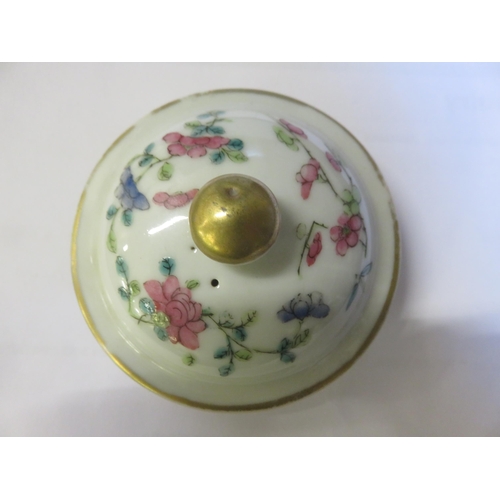 259A - Chinese Teapot, Figural Design,   Cover is odd but teapot is in very good condition.