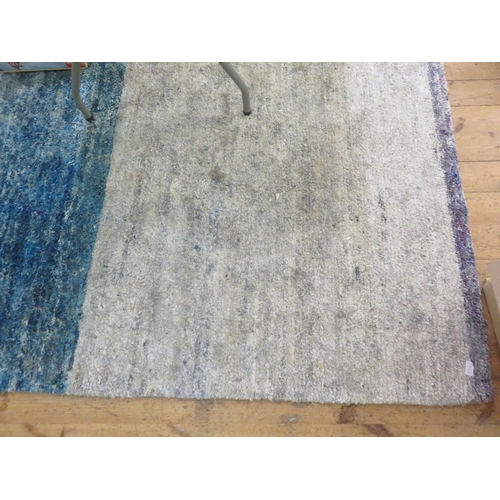 505 - Modern Rug on Blue ground