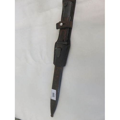 200 - German Mauser Bayonet and Scabbard