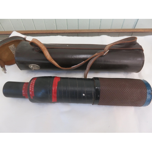 237 - Leather Cased Ross Parker-Hale Bisley 20 Telescope