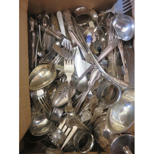 267 - Large Quantity of Mostly Plated Cutlery