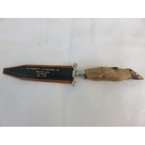 282 - Deer Paw Handled Letter Opener