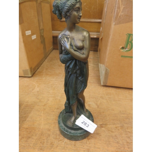 283 - Italian Bronzed Statue 