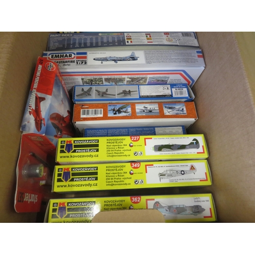 296 - Box of Aircraft  Model Kits