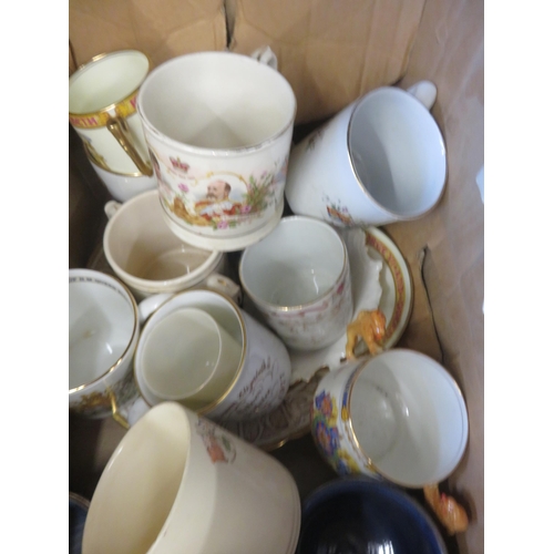 299 - Box of Royalty Plates, Cups etc