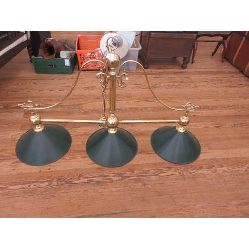 415 - Three Lamp Pool Table Light