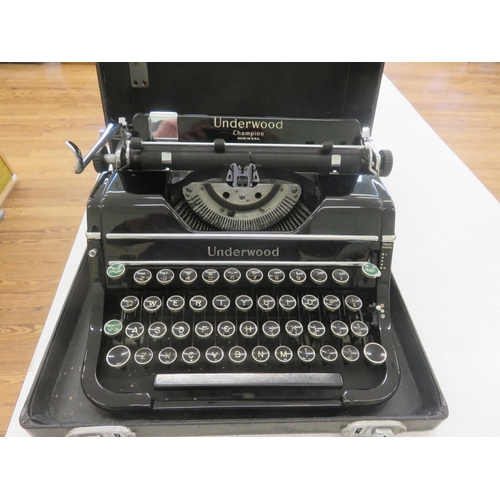 418 - Cased Typewriter