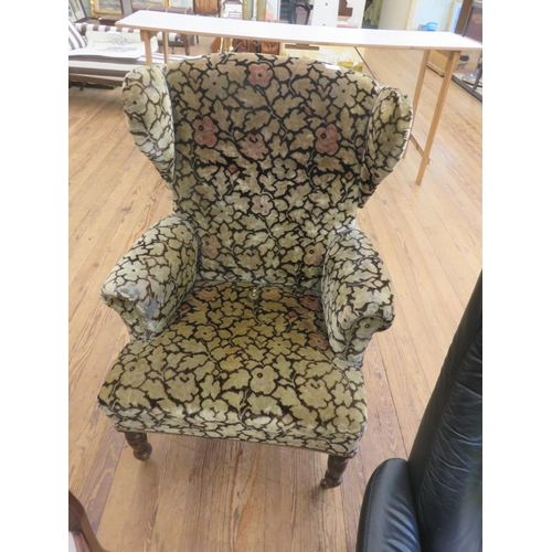 426 - Upholstered Wing Back Chair