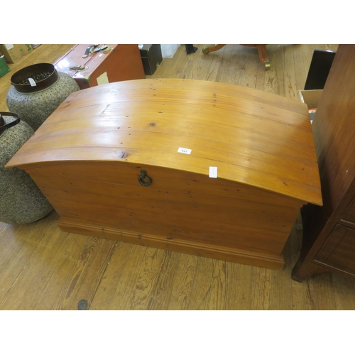 441 - Pine Dome Top Chest