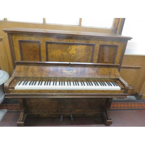 445 - Walnut Cased Upright Piano