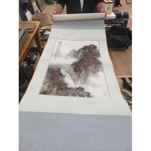 26 - Three Oriental Calligraphy Scrolls